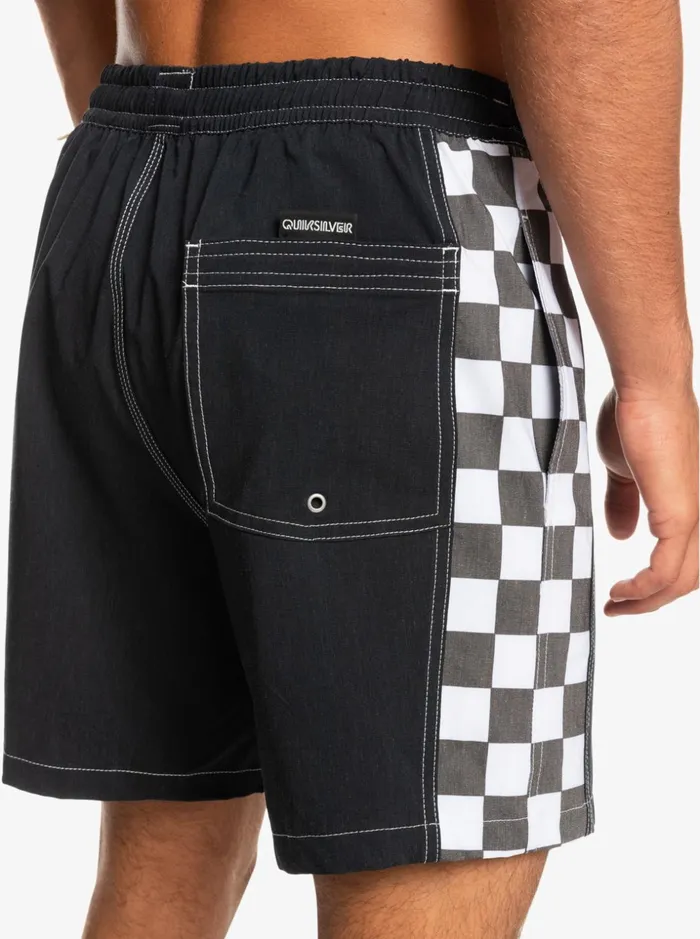 Men Quiksilver Boardshorts HEMPSTRETCH Original Arch 17034 Volleys Black Men Quiksilver Boardshorts HEMPSTRETCH Original Arch 17034 Volleys Black