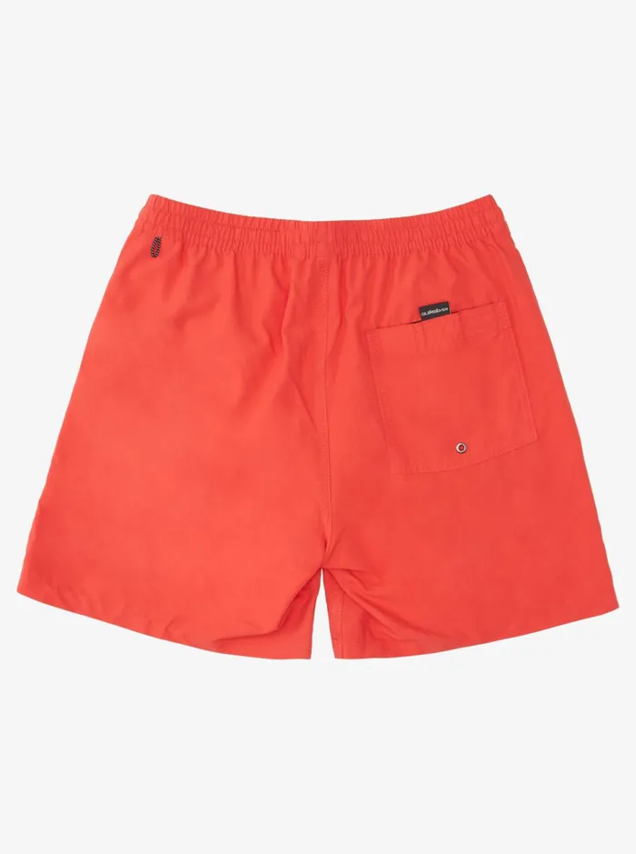 Men Quiksilver Boardshorts Men039s Solid 17034 Volleys High Risk Red Men Quiksilver Boardshorts Men039s Solid 17034 Volleys High Risk Red