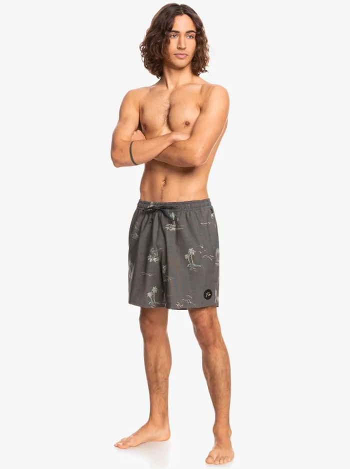 Men Quiksilver Boardshorts Mix PCS 17034 Volleys Black Men Quiksilver Boardshorts Mix PCS 17034 Volleys Black