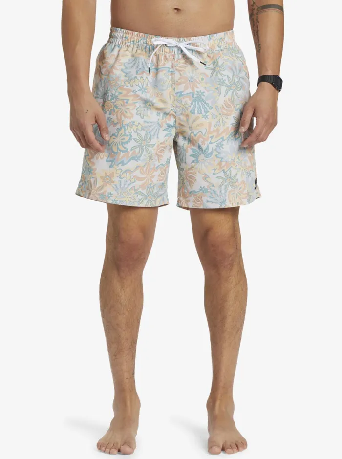 Men Quiksilver Boardshorts ReMix 17034 Volleys Birch Men Quiksilver Boardshorts ReMix 17034 Volleys Birch