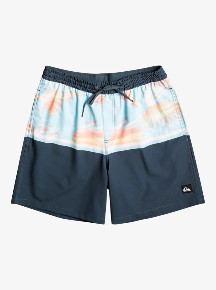 Men Quiksilver Boardshorts Surfsilk Division 17034 Volleys Midnight Navy