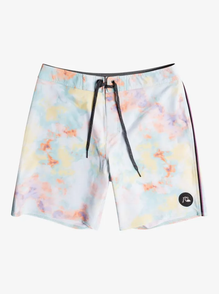 Men Quiksilver Boardshorts SurfSilk Piped 18034 Boardshorts White