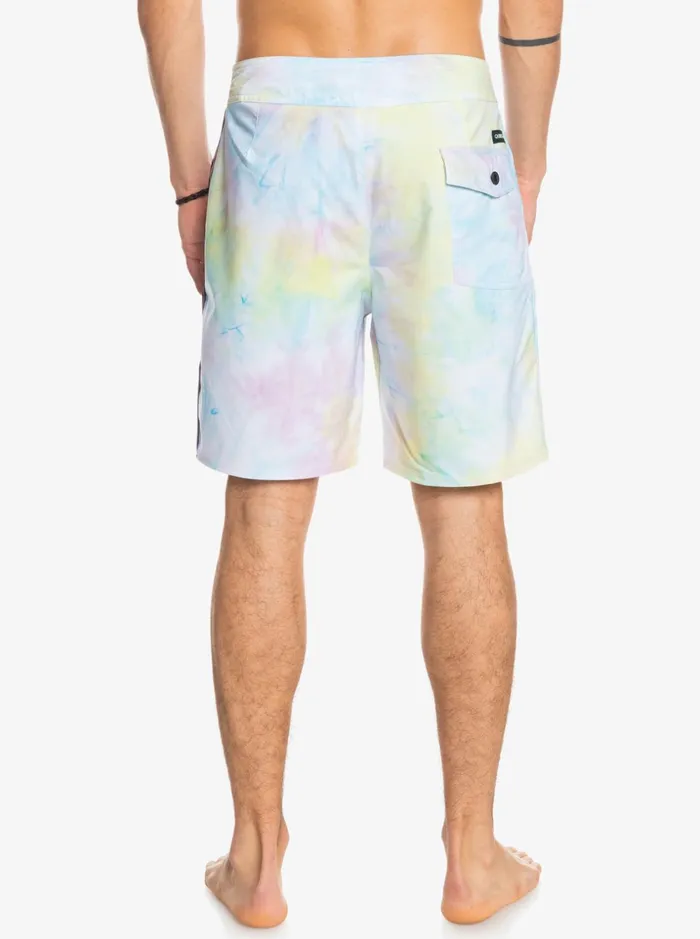 Men Quiksilver Boardshorts SurfSilk Piped 18034 Boardshorts White Men Quiksilver Boardshorts SurfSilk Piped 18034 Boardshorts White