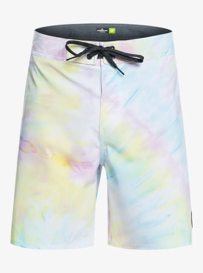 Men Quiksilver Boardshorts SurfSilk Piped 18034 Boardshorts White Men Quiksilver Boardshorts SurfSilk Piped 18034 Boardshorts White