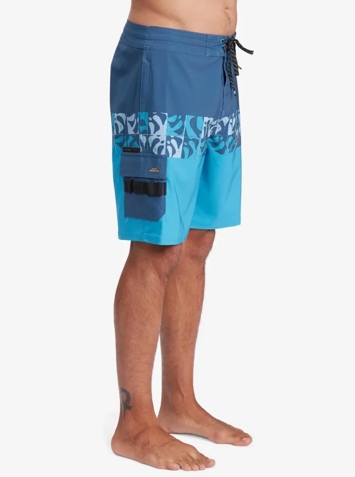 Men Quiksilver Boardshorts Waterman Angler Stripe 20034 Beachshorts Angler Stripe Ensign Blue Men Quiksilver Boardshorts Waterman Angler Stripe 20034 Beachshorts Angler Stripe Ensign Blue