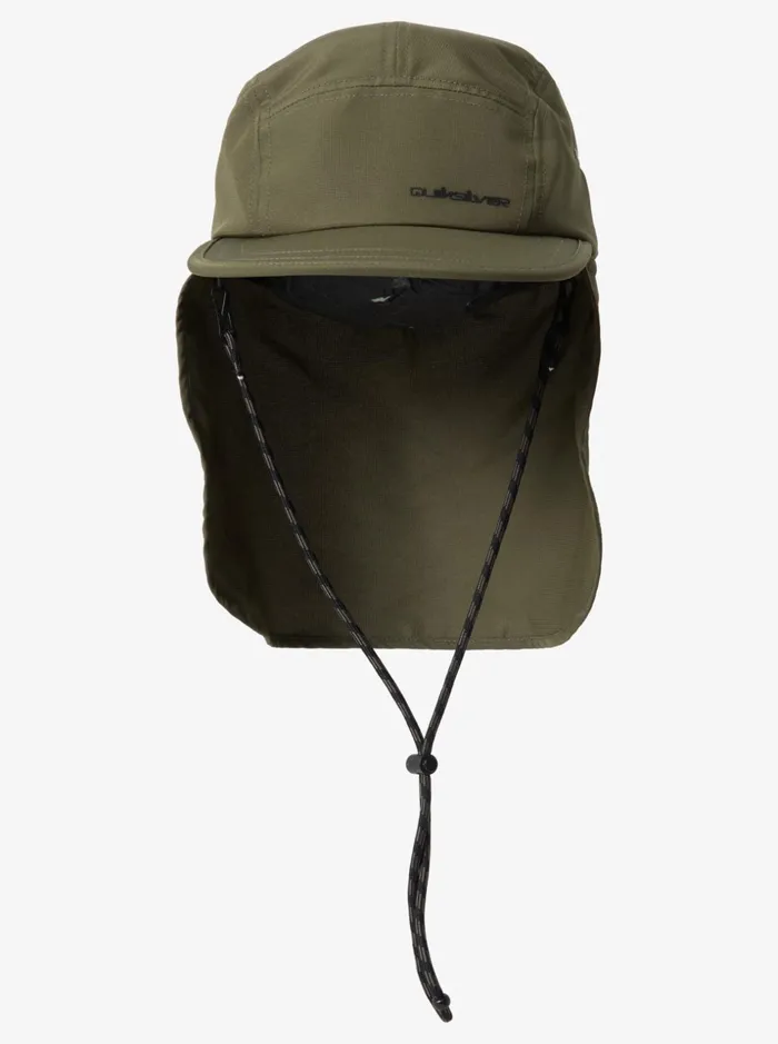 Men Quiksilver Hats Cooley Neck Protection Cap Thyme