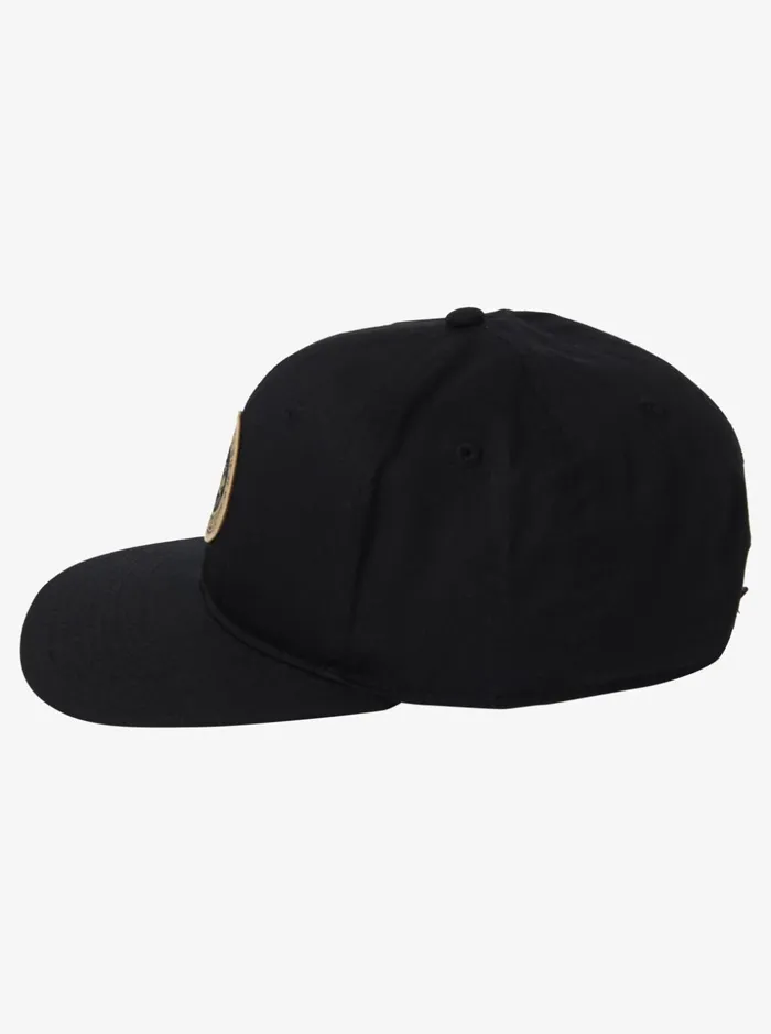 Men Quiksilver Hats Hawaii Wall Of Water Snapback Hat Black Men Quiksilver Hats Hawaii Wall Of Water Snapback Hat Black