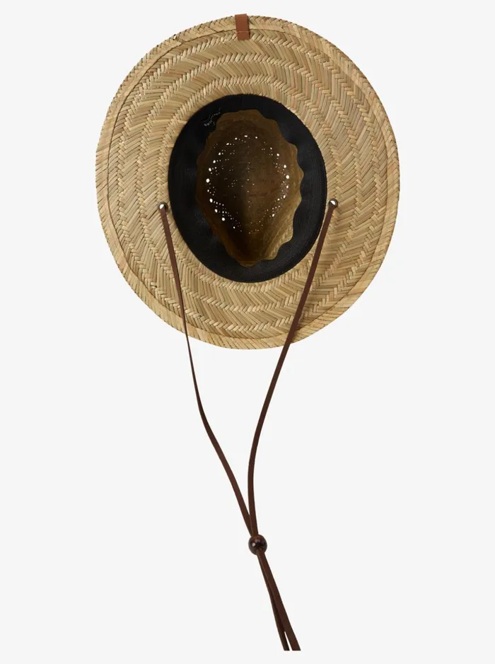 Men Quiksilver Hats Jettyside Straw Lifeguard Hat Natural Men Quiksilver Hats Jettyside Straw Lifeguard Hat Natural