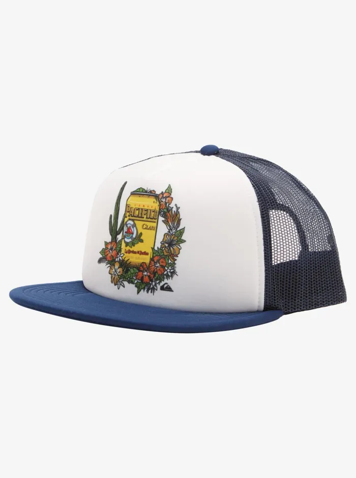 Men Quiksilver Hats Quiksilver X Pacifico Point Break Trucker Hat White