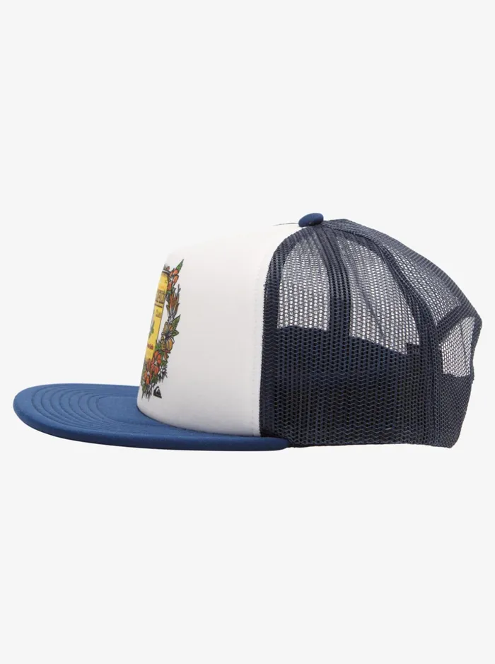 Men Quiksilver Hats Quiksilver X Pacifico Point Break Trucker Hat White