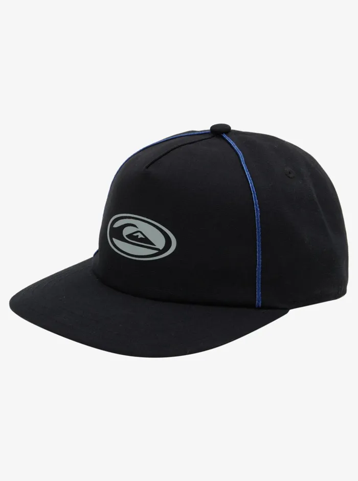 Men Quiksilver Hats Screener Snapback Hat Black