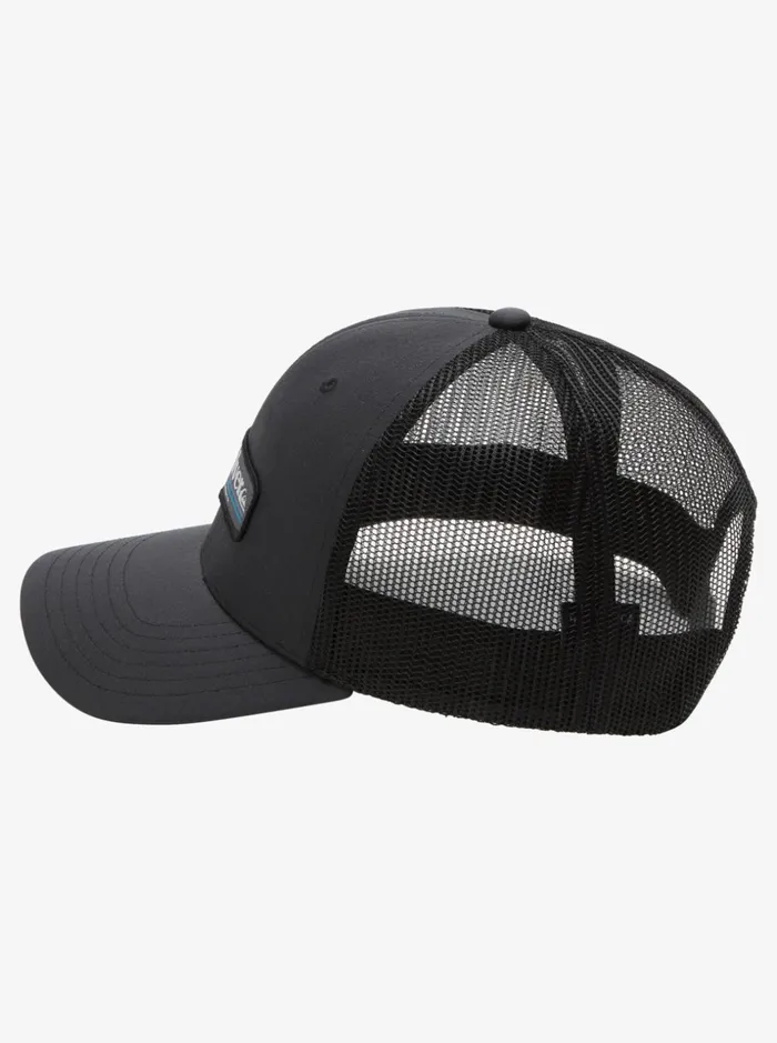 Men Quiksilver Hats Stern Catch Trucker Hat Black Men Quiksilver Hats Stern Catch Trucker Hat Black