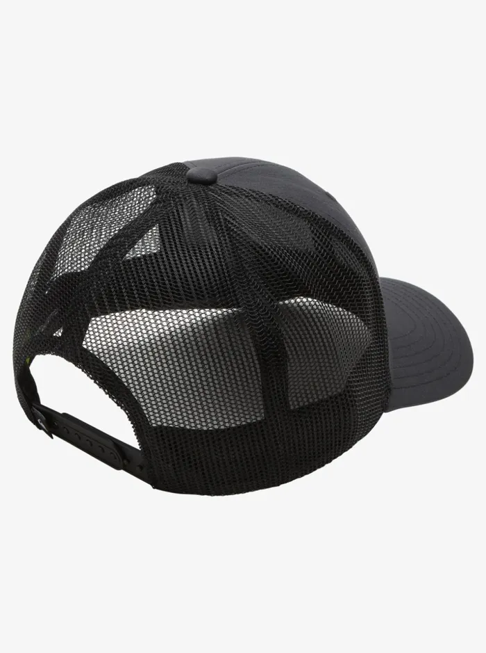Men Quiksilver Hats Stern Catch Trucker Hat Black Men Quiksilver Hats Stern Catch Trucker Hat Black