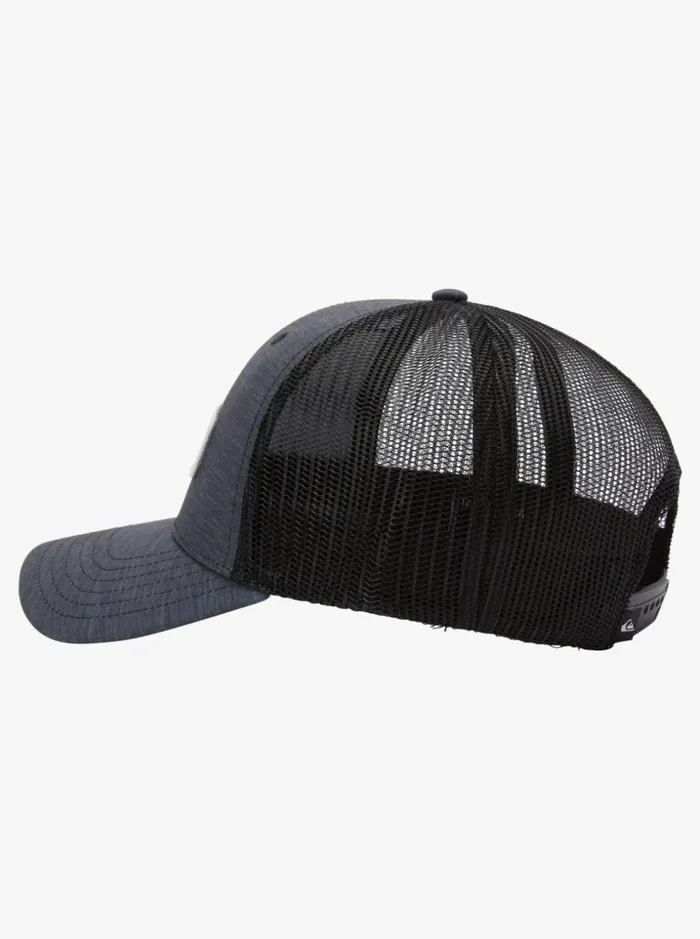Men Quiksilver Hats Stern Catch Trucker Hat Black Men Quiksilver Hats Stern Catch Trucker Hat Black