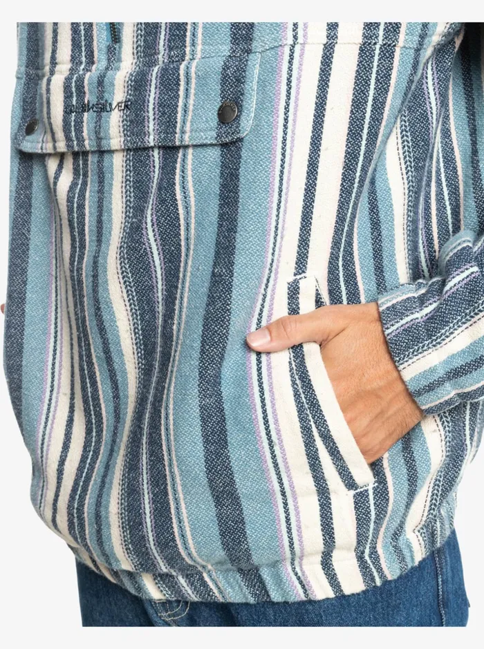 Men Quiksilver Jackets Neo Blue HalfZip Hoodie Provencial Blue Neo Blue Men Quiksilver Jackets Neo Blue HalfZip Hoodie Provencial Blue Neo Blue