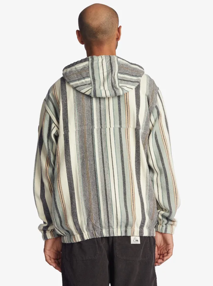 Men Quiksilver Jackets Neo Blue HalfZip Popover Jacket Fallen Rock Neo Blue Men Quiksilver Jackets Neo Blue HalfZip Popover Jacket Fallen Rock Neo Blue