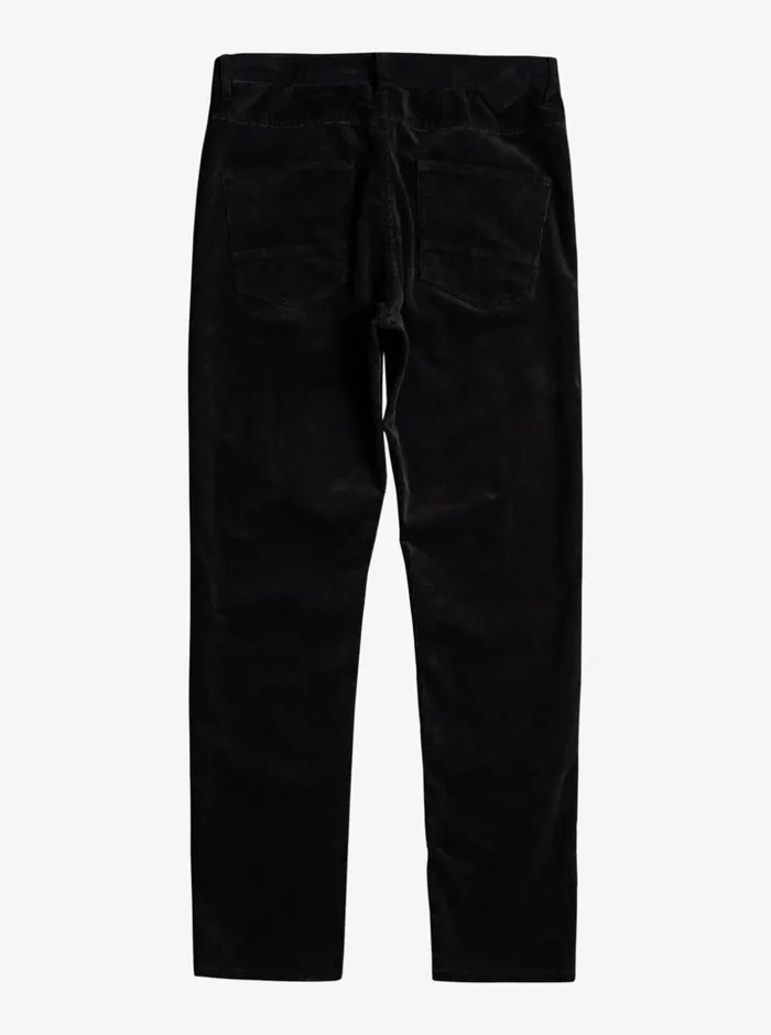 Men Quiksilver Pants Kracker Cord Corduroy Pants Black Men Quiksilver Pants Kracker Cord Corduroy Pants Black