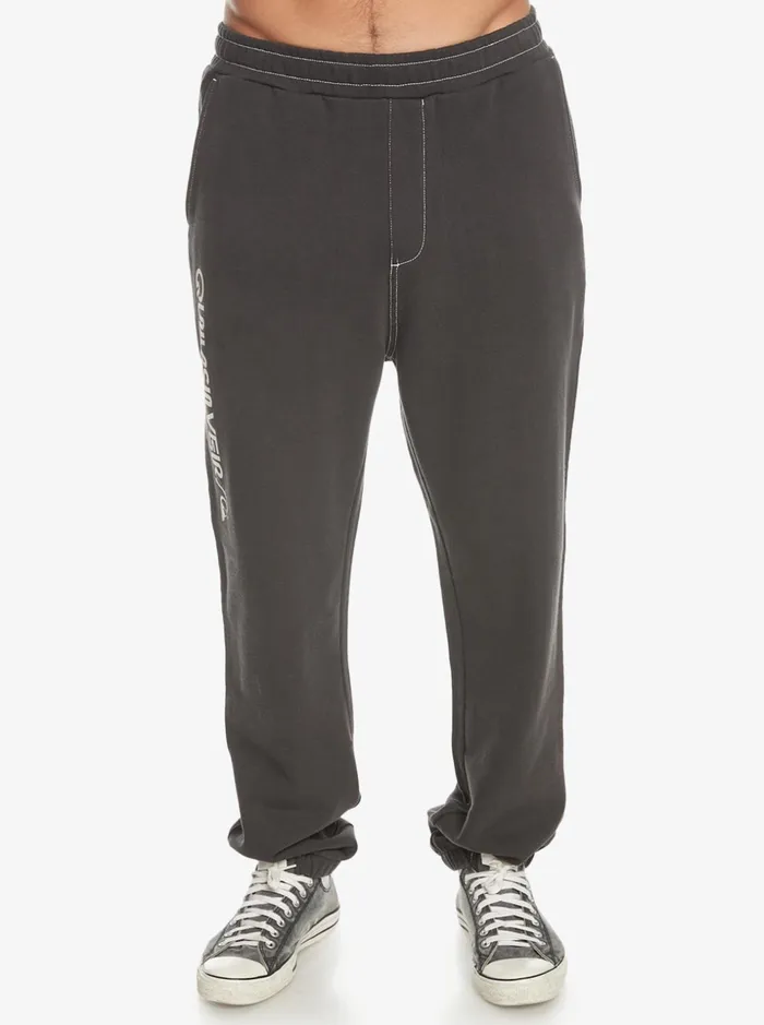 Men Quiksilver Pants The Original Joggers Black Men Quiksilver Pants The Original Joggers Black