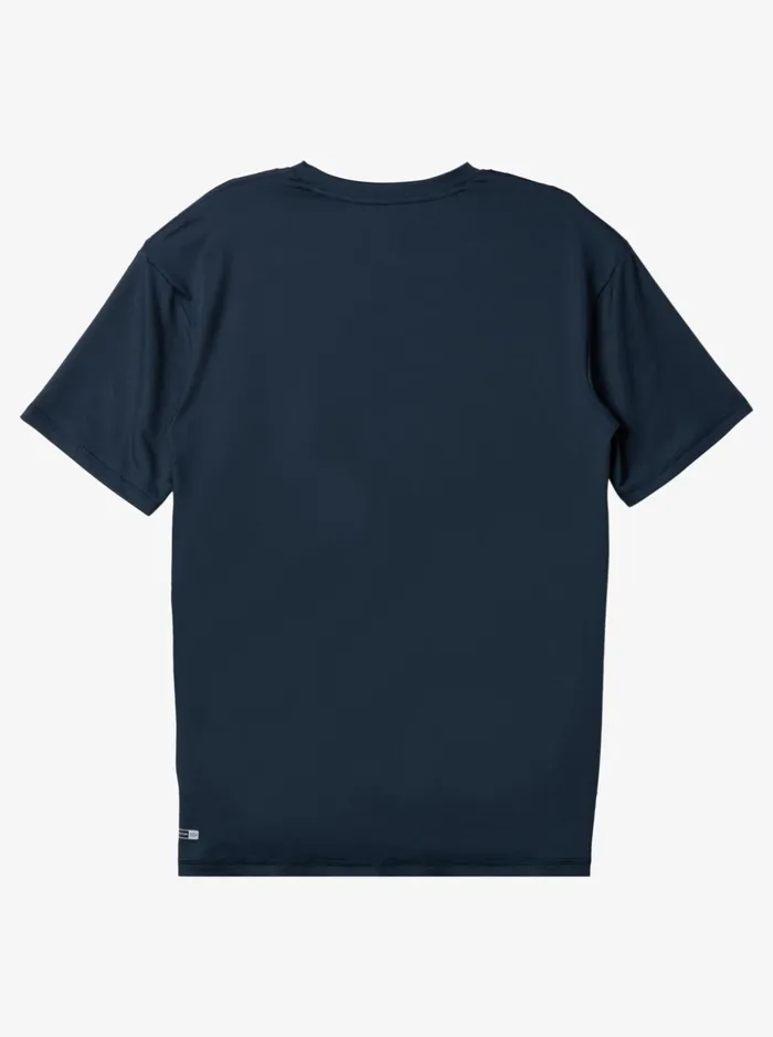 Men Quiksilver Rashguards Omni Session UPF 50 Short Sleeve Surf Tee Midnight Navy Men Quiksilver Rashguards Omni Session UPF 50 Short Sleeve Surf Tee Midnight Navy