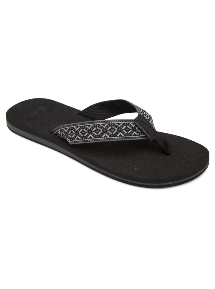 Men Quiksilver Sandals Hillcrest Sandals Greyblackblack