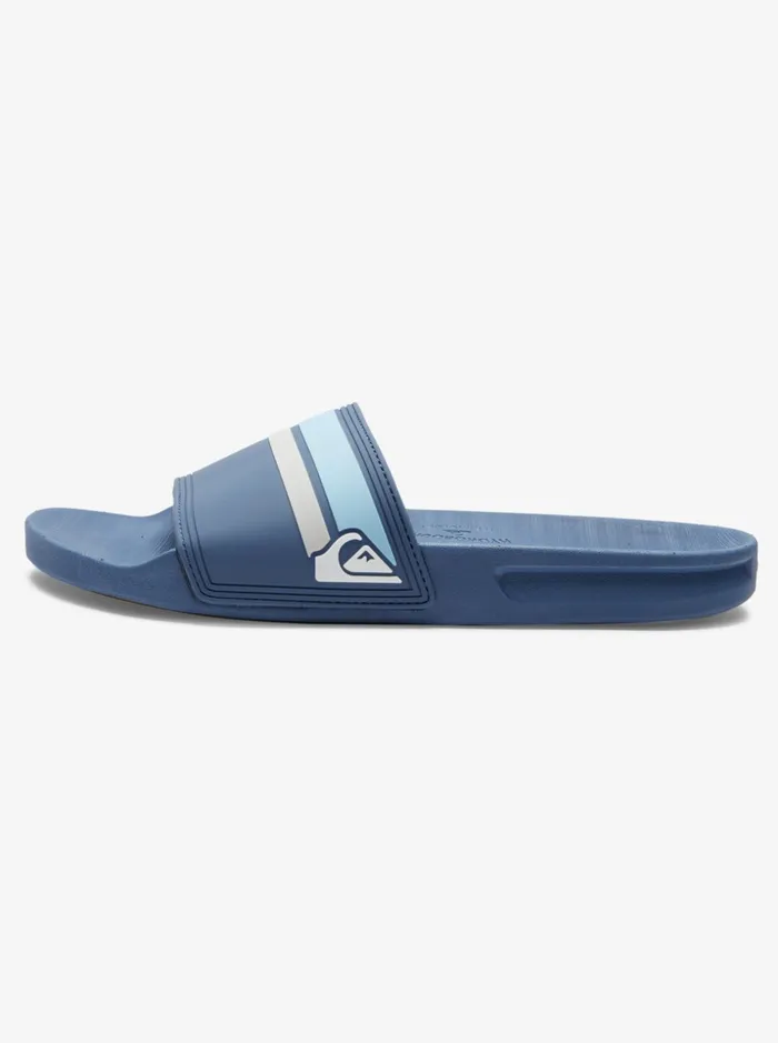 Men Quiksilver Sandals Rivi Slide Slider Sandals Blue 7 Men Quiksilver Sandals Rivi Slide Slider Sandals Blue 7