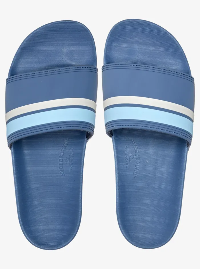 Men Quiksilver Sandals Rivi Slide Slider Sandals Blue 7 Men Quiksilver Sandals Rivi Slide Slider Sandals Blue 7