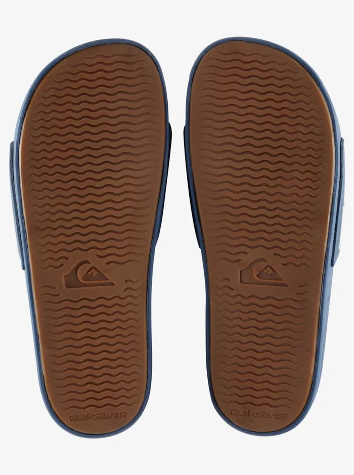 Men Quiksilver Sandals Rivi Slide Slider Sandals Blue 7 Men Quiksilver Sandals Rivi Slide Slider Sandals Blue 7