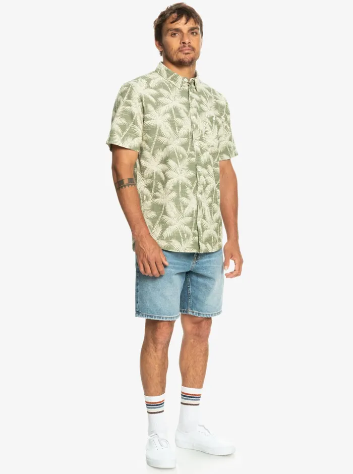 Men Quiksilver Shirts and Polos Fleeting Moment Short Sleeve Shirt Four Leaf Fleeting Moment Men Quiksilver Shirts and Polos Fleeting Moment Short Sleeve Shirt Four Leaf Fleeting Moment