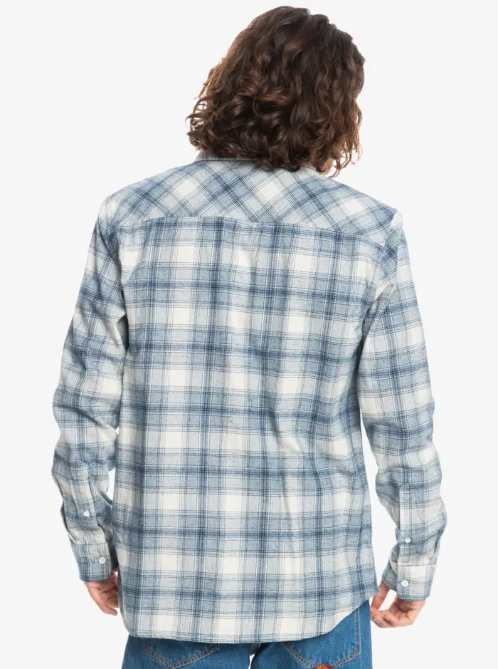 Men Quiksilver Shirts and Polos Ganaway Stretch Long Sleeve Flannel Shirt Birch Ganaway Men Quiksilver Shirts and Polos Ganaway Stretch Long Sleeve Flannel Shirt Birch Ganaway