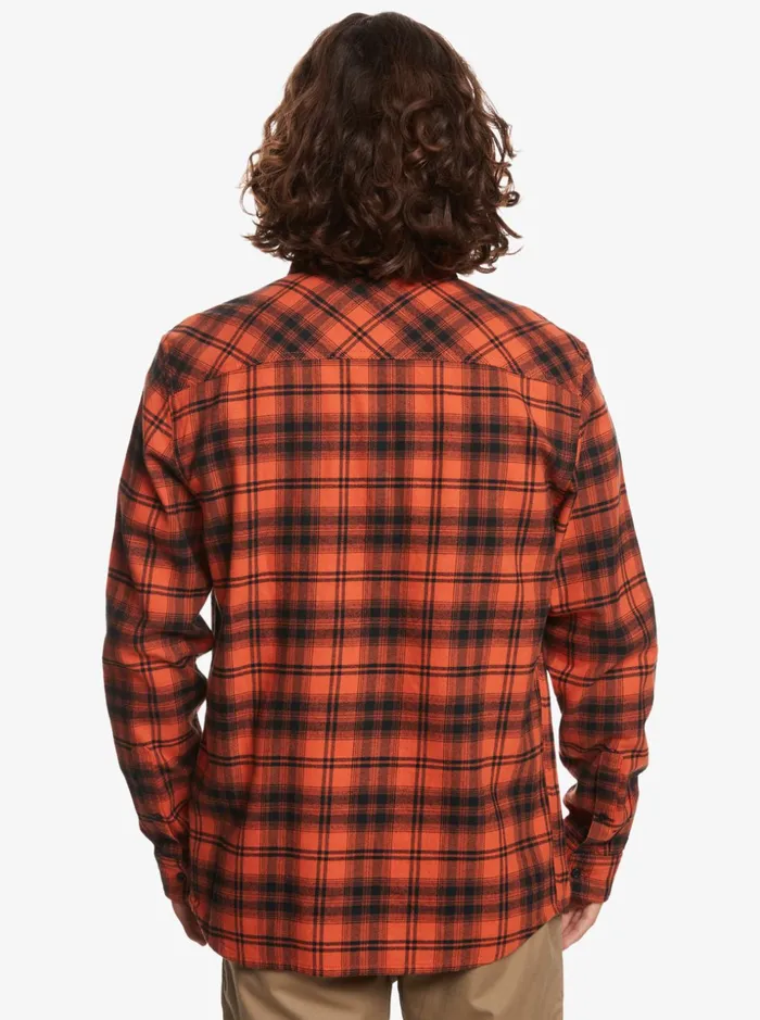 Men Quiksilver Shirts and Polos Hatton Long Sleeve Shirt Burnt Ochre Hatton Men Quiksilver Shirts and Polos Hatton Long Sleeve Shirt Burnt Ochre Hatton