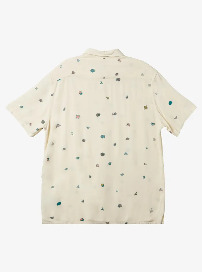 Men Quiksilver Shirts and Polos Minimark Short Sleeve Shirt Birch Minimark Men Quiksilver Shirts and Polos Minimark Short Sleeve Shirt Birch Minimark