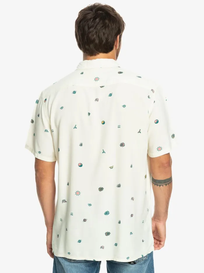 Men Quiksilver Shirts and Polos Minimark Short Sleeve Shirt Birch Minimark Men Quiksilver Shirts and Polos Minimark Short Sleeve Shirt Birch Minimark