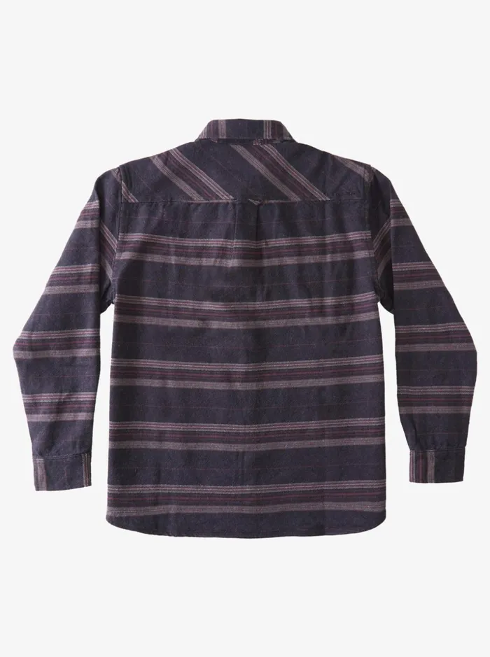 Men Quiksilver Shirts and Polos Waterman Horizontal Ridge Flannel Long Sleeve Shirt Black Horizontal Ridge Men Quiksilver Shirts and Polos Waterman Horizontal Ridge Flannel Long Sleeve Shirt Black Horizontal Ridge