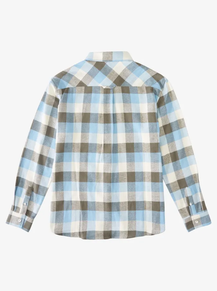Men Quiksilver Shirts and Polos Waterman Sea Breeze Long Sleeve Flannel Shirt Dusty Olive Seabreeze Men Quiksilver Shirts and Polos Waterman Sea Breeze Long Sleeve Flannel Shirt Dusty Olive Seabreeze