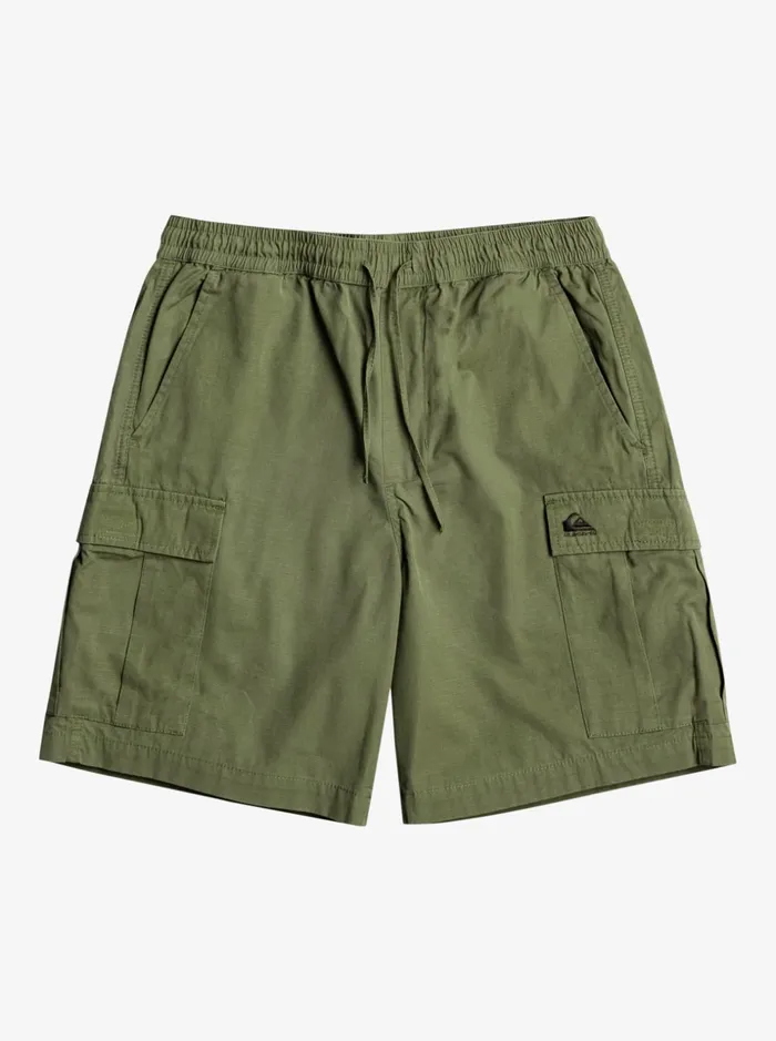 Men Quiksilver Shorts and Amphibians Cargo Taxer Elastic Waist 19034 Shorts Four Leaf Clover Men Quiksilver Shorts and Amphibians Cargo Taxer Elastic Waist 19034 Shorts Four Leaf Clover
