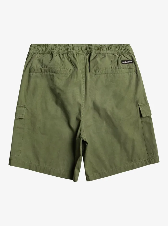 Men Quiksilver Shorts and Amphibians Cargo Taxer Elastic Waist 19034 Shorts Four Leaf Clover Men Quiksilver Shorts and Amphibians Cargo Taxer Elastic Waist 19034 Shorts Four Leaf Clover