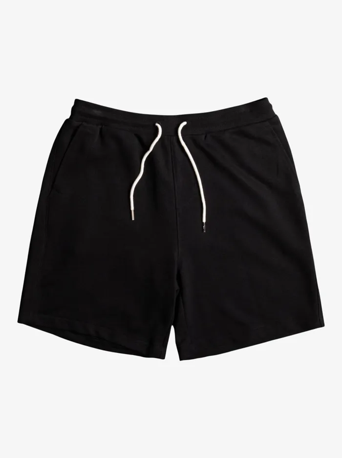 Men Quiksilver Shorts and Amphibians Essentials 19034 Organic Sweatshorts Black
