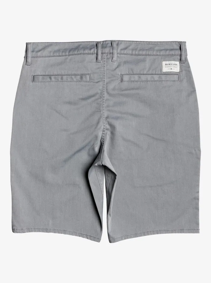 Men Quiksilver Shorts and Amphibians Everyday Union Stretch 20034 Chino Pocket Shorts Light Grey Heather Men Quiksilver Shorts and Amphibians Everyday Union Stretch 20034 Chino Pocket Shorts Light Grey Heather