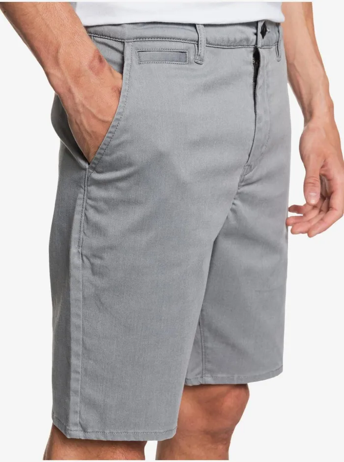 Men Quiksilver Shorts and Amphibians Everyday Union Stretch 20034 Chino Pocket Shorts Light Grey Heather Men Quiksilver Shorts and Amphibians Everyday Union Stretch 20034 Chino Pocket Shorts Light Grey Heather