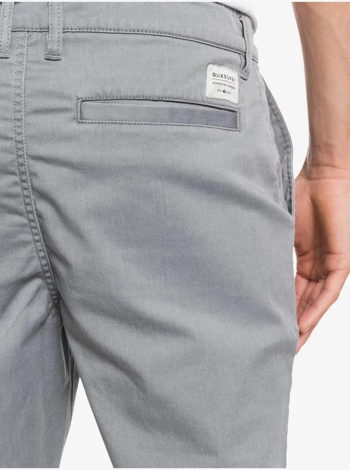 Men Quiksilver Shorts and Amphibians Everyday Union Stretch 20034 Chino Pocket Shorts Light Grey Heather Men Quiksilver Shorts and Amphibians Everyday Union Stretch 20034 Chino Pocket Shorts Light Grey Heather