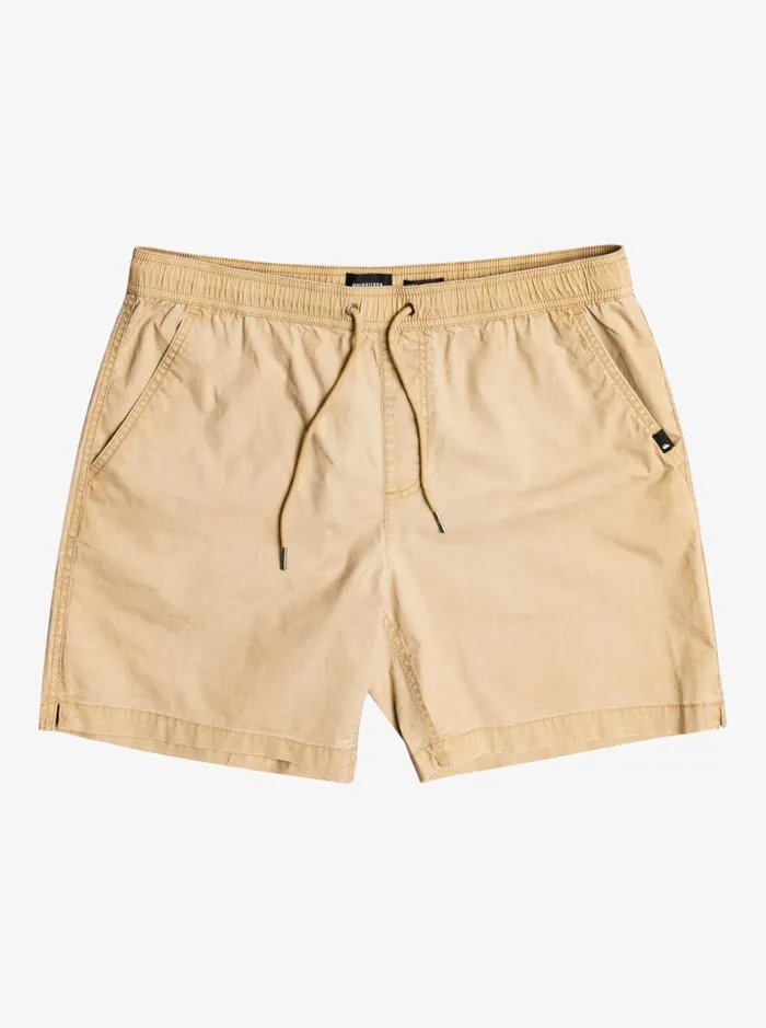 Men Quiksilver Shorts and Amphibians Taxer 17034 Elastic Waist Shorts Plage