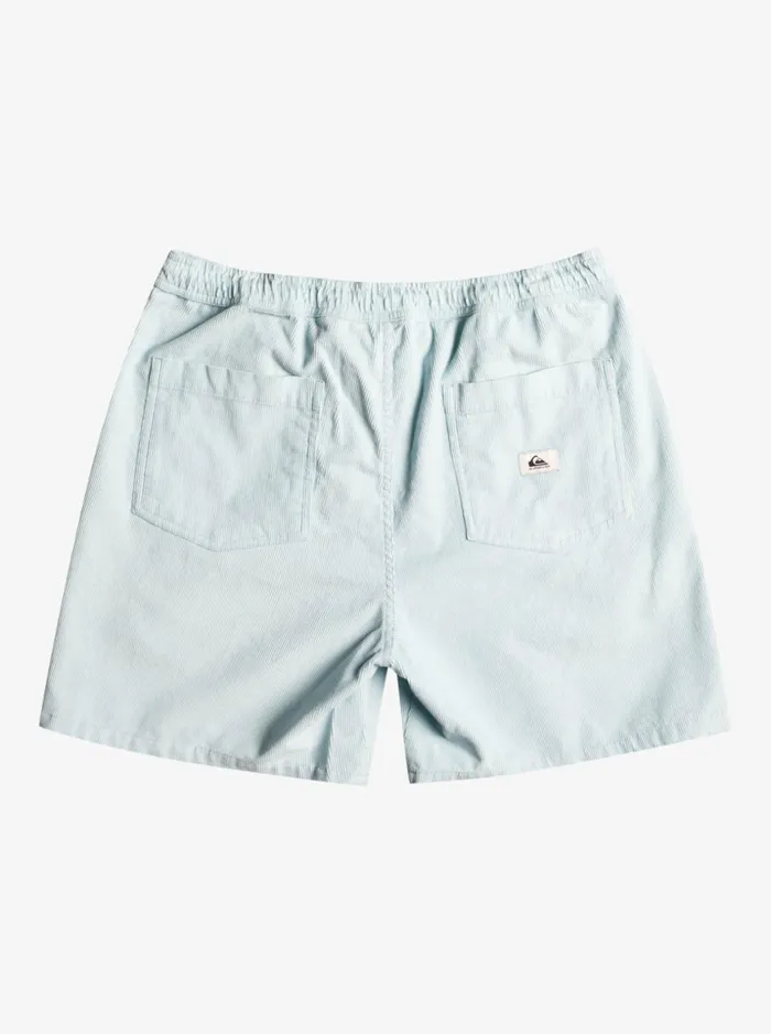 Men Quiksilver Shorts and Amphibians Taxer Cord Shorts Blue Grey Men Quiksilver Shorts and Amphibians Taxer Cord Shorts Blue Grey