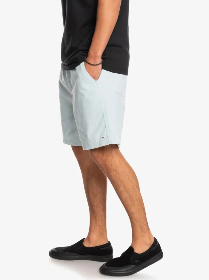 Men Quiksilver Shorts and Amphibians Taxer Cord Shorts Blue Grey Men Quiksilver Shorts and Amphibians Taxer Cord Shorts Blue Grey