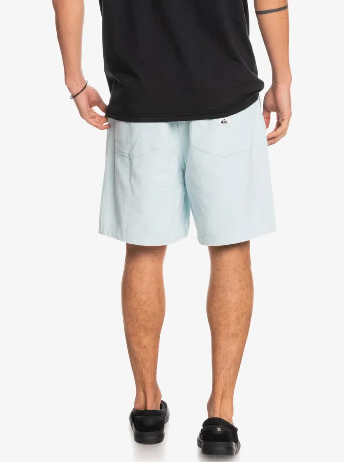 Men Quiksilver Shorts and Amphibians Taxer Cord Shorts Blue Grey Men Quiksilver Shorts and Amphibians Taxer Cord Shorts Blue Grey