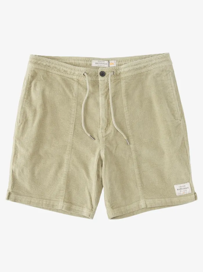 Men Quiksilver Shorts and Amphibians Waterman Cordy Corduroy Shorts Tea
