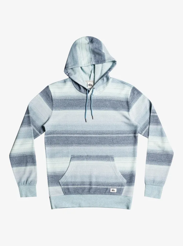 Men Quiksilver Sweatshirts and Hoodies Great Otway Hoodie Provencial Blue Great Otway