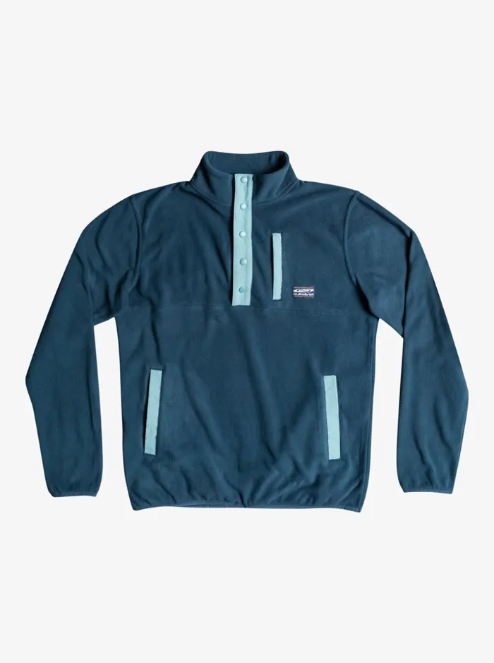 Men Quiksilver Sweatshirts and Hoodies No Destination 2 Half Snap Fleece Pullover Insignia Blue Men Quiksilver Sweatshirts and Hoodies No Destination 2 Half Snap Fleece Pullover Insignia Blue