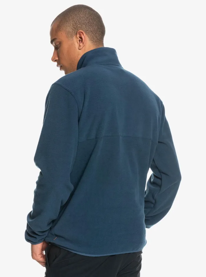 Men Quiksilver Sweatshirts and Hoodies No Destination 2 Half Snap Fleece Pullover Insignia Blue Men Quiksilver Sweatshirts and Hoodies No Destination 2 Half Snap Fleece Pullover Insignia Blue