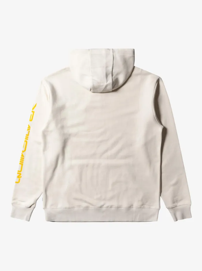 Men Quiksilver Sweatshirts and Hoodies Omni Logo Hoodie Birch Men Quiksilver Sweatshirts and Hoodies Omni Logo Hoodie Birch