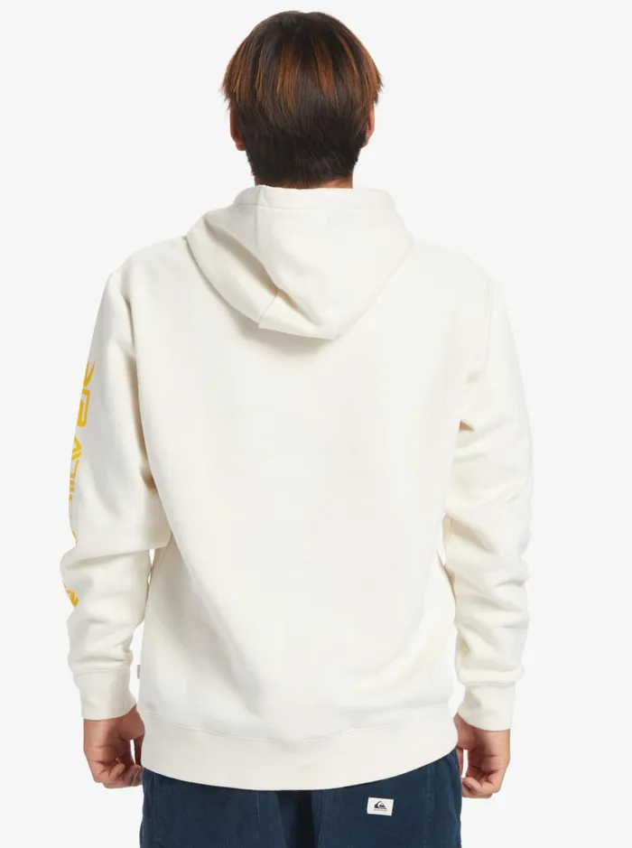 Men Quiksilver Sweatshirts and Hoodies Omni Logo Hoodie Birch Men Quiksilver Sweatshirts and Hoodies Omni Logo Hoodie Birch
